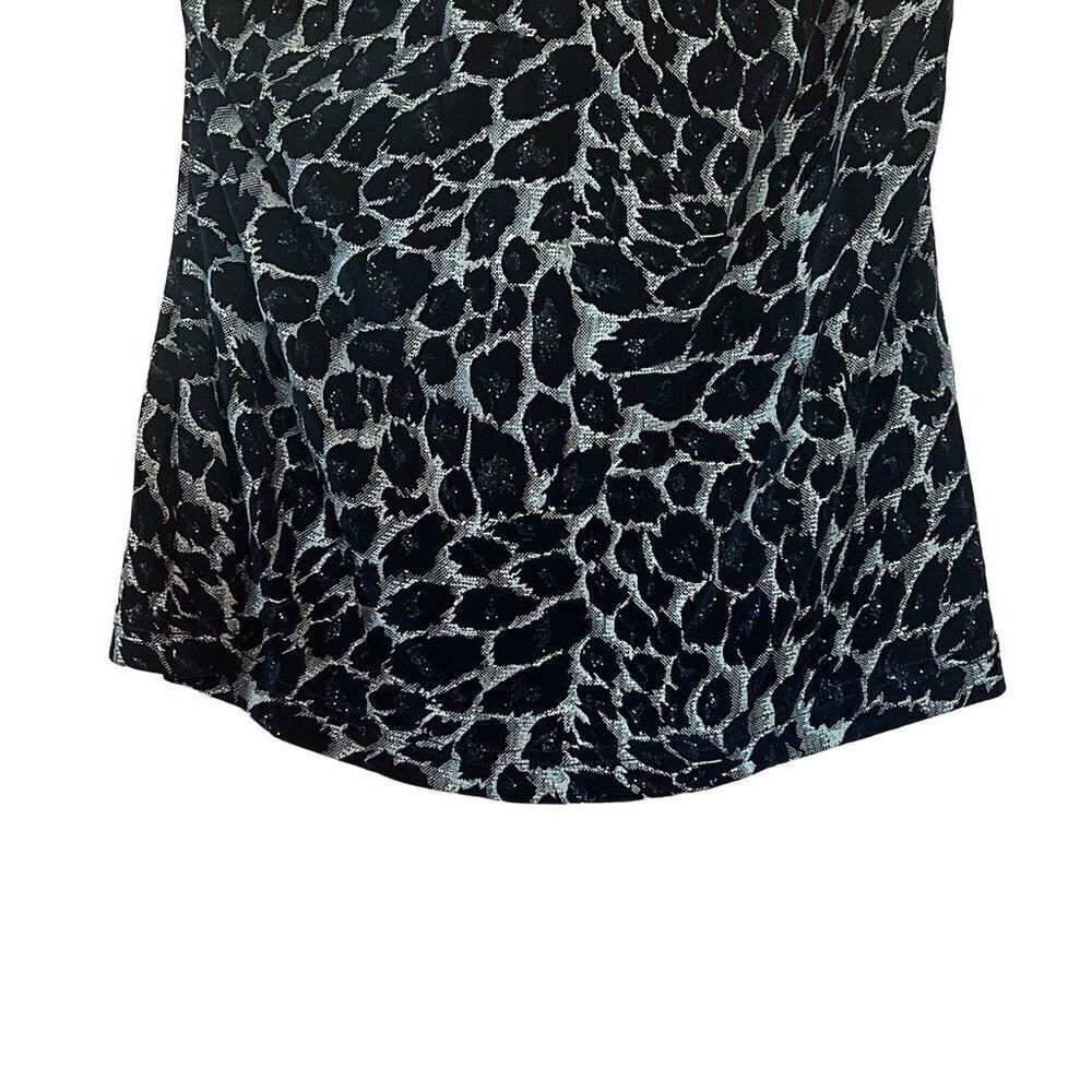 Joseph Ribkoff Two Piece Dressy Glittery Leopard Print Skirt and Top Size 14 - Picture 7 of 16